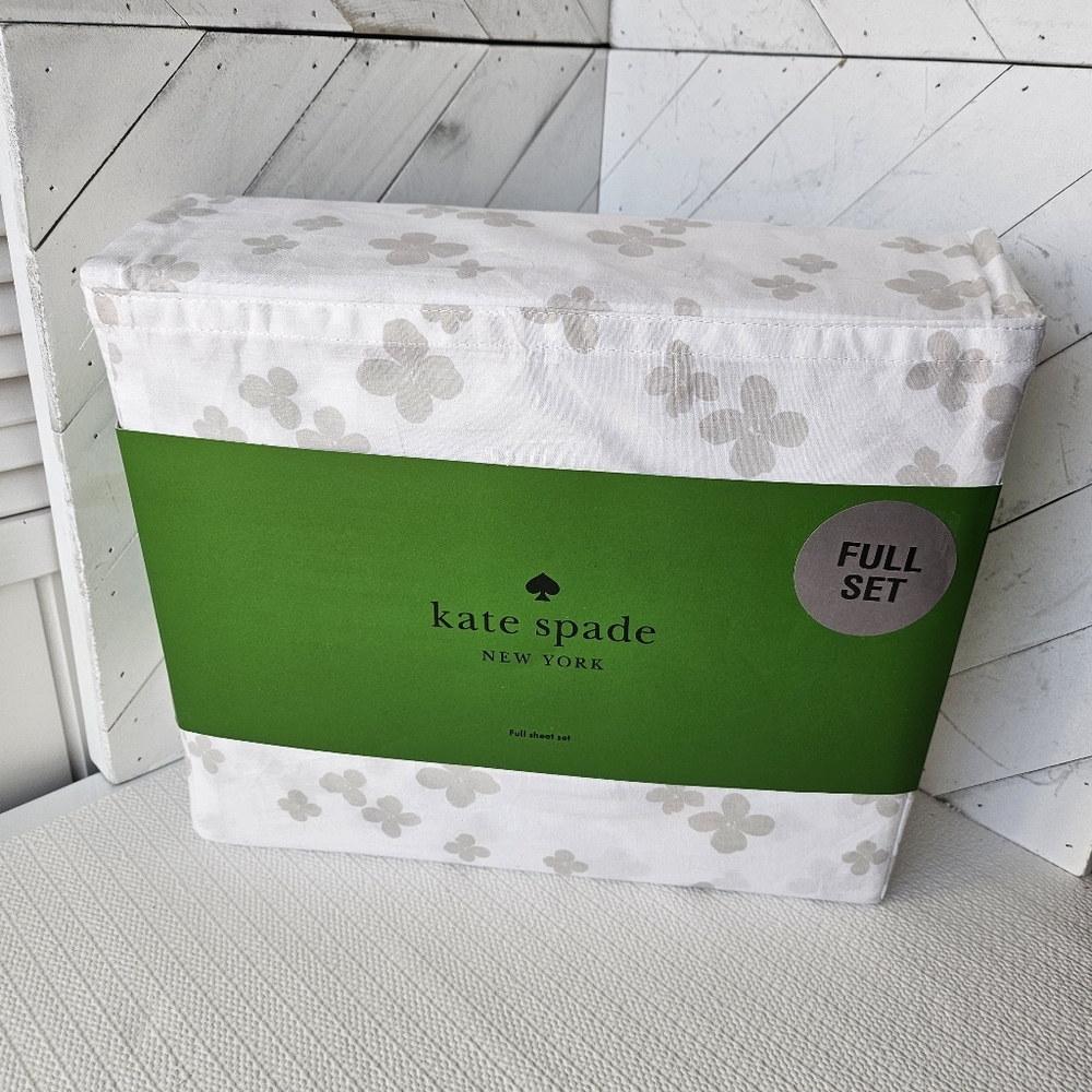 Kate Spade Floral Full Sheet Set